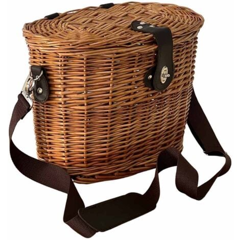 Cesto funghi con tracolla cm 34 x 20 x h 24 ovale