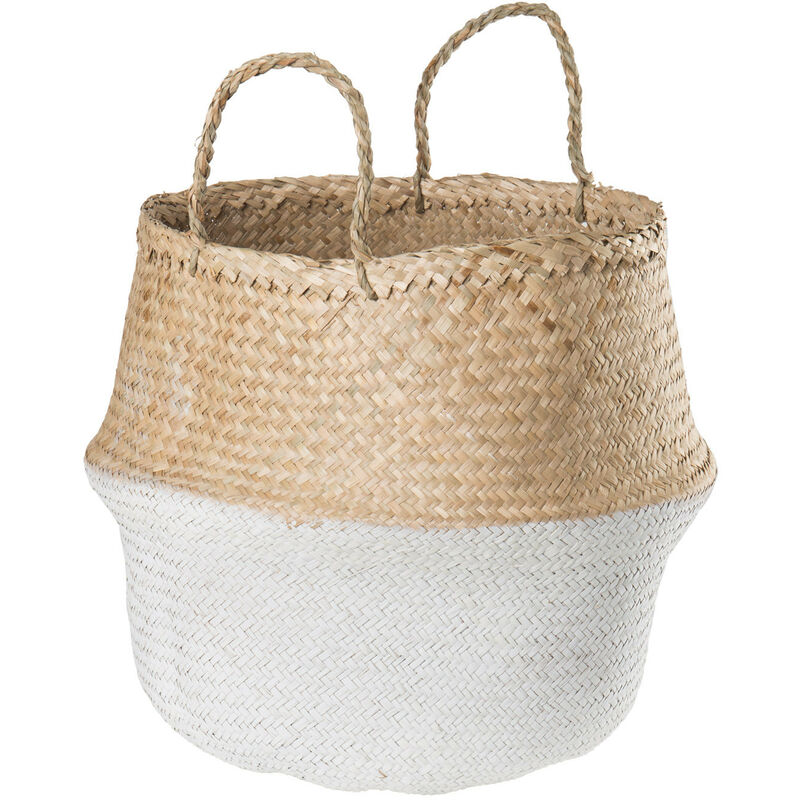 

Cesto Kahs Dipeado Ø45 x 40 cm Blanco - Sklum
