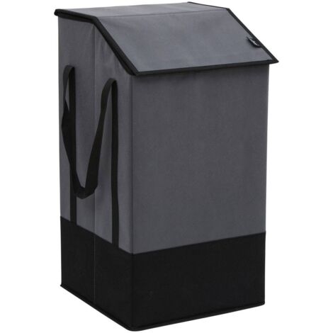 Cesto lavandería 45l gris - 5five
