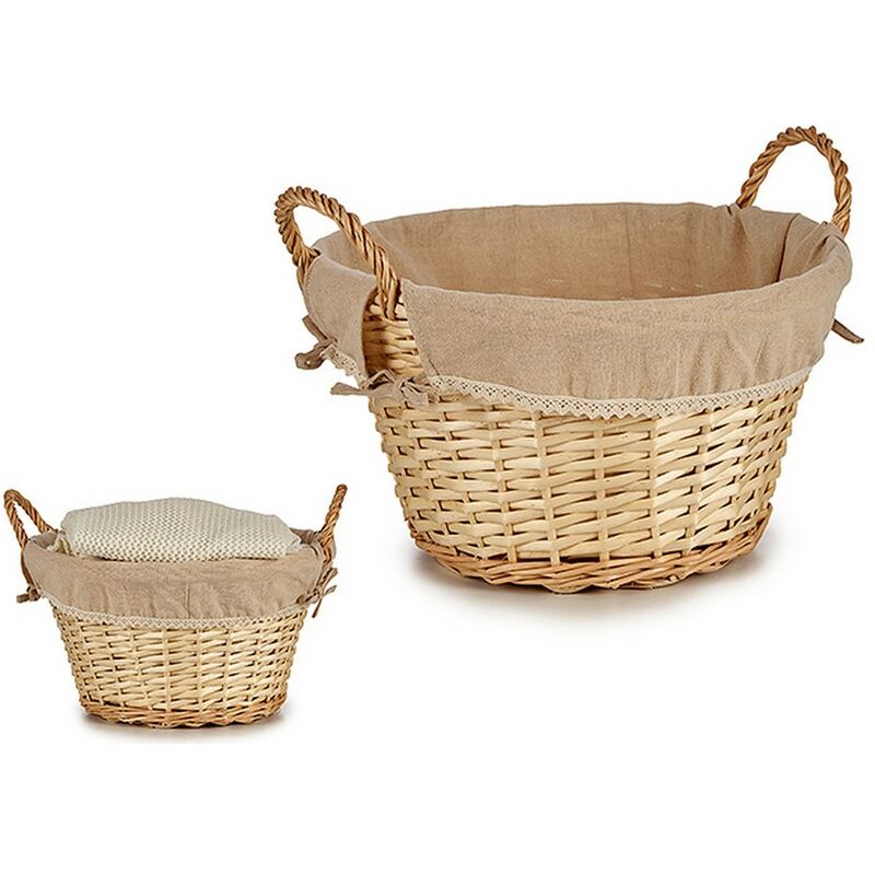 

Cesto Mimbre Tela Natural (40 x 31 x 45 cm)