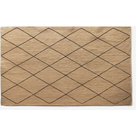 CESTO NATURAL Y BLANCO ANT Ø20X30CM