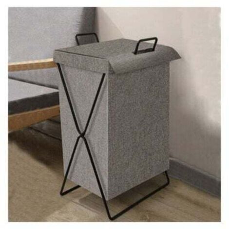 Cesto para la ropa, Cesto para la ropa, Cesto para la ropa plegable, Rectangular (35x25x55cm)