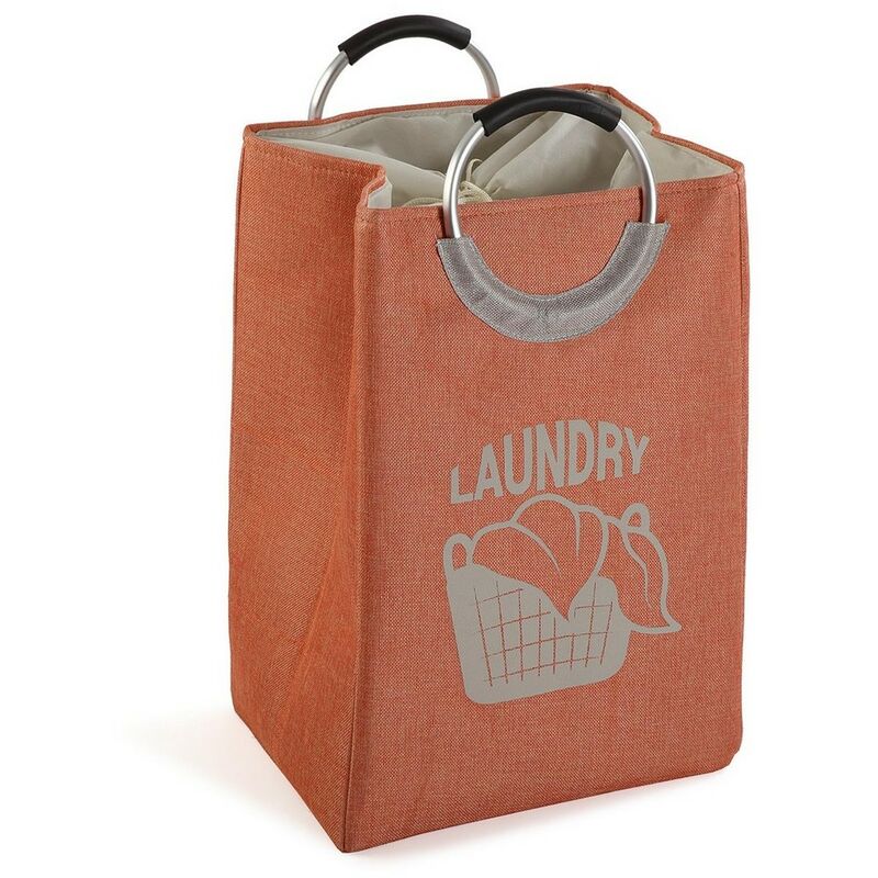 

Cesto para la Ropa Sucia Laundry Naranja Poliéster Minimalista (30 x 55 x 36 cm)