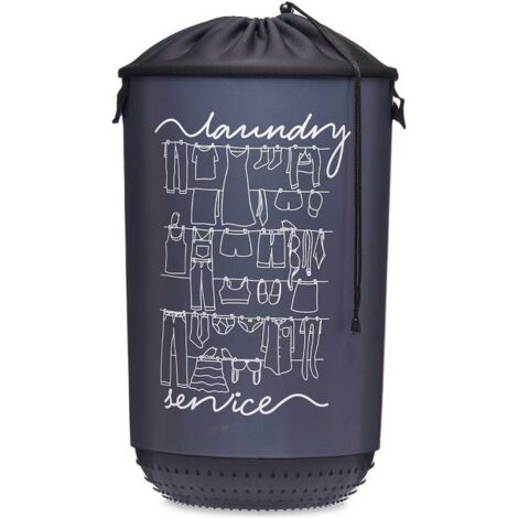 Cesto para la Ropa Sucia Laundry Tela Plástico 40 L (34 x 52,5 x 34 cm) 8430852185938 S3611117 Kipit