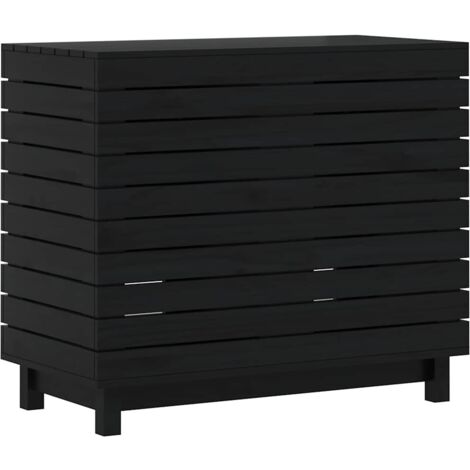 Cesto para la ropa sucia madera maciza de pino 88,5x44x76 cm vidaXL