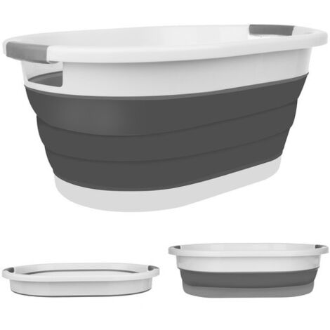 Cesto para la ropa sucia plegable 25L 38/53,5 cm