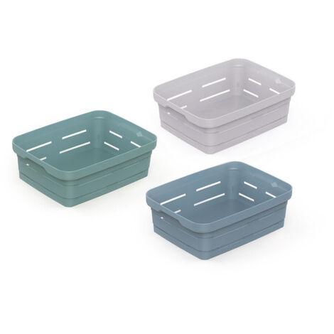 Cesto polivalente 4.2L Mondex - Multicolor Polypropylene Storage - Compact 8 formato,4 x 13,6 x 6 cm
