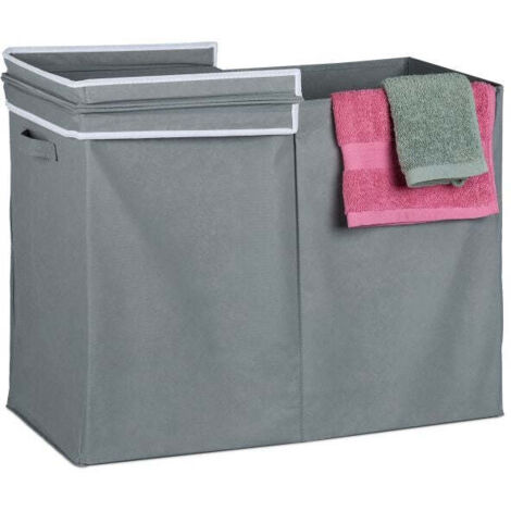 Cesto portabiancheria con coperchio 100 litri 8