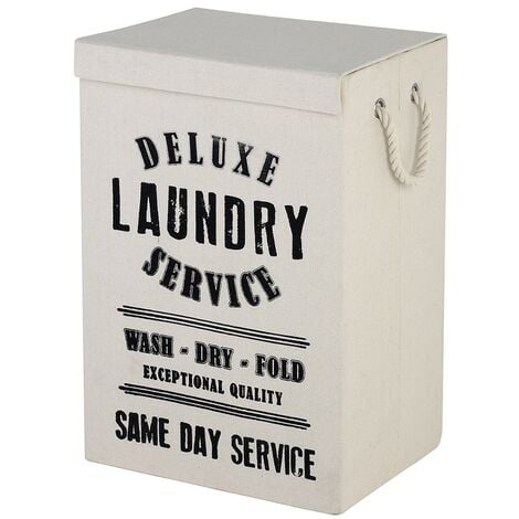 Cesto portabiancheria in colore bianco Feridras 619002 Bianco