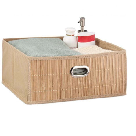 Cesto portaoggetti bamboo flat 8831119