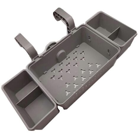ALOVEZ Cesto portaoggetti per piscina con portabicchieri, accessori per piscina fuori terra, cesto per giocattoli da piscina, per M