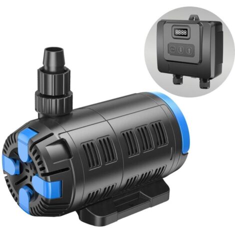 AQUARISTIKWELT24 CET-15000 regelbare Eco Teichpumpe 37-180 Watt 7500 bis 15000 L/h