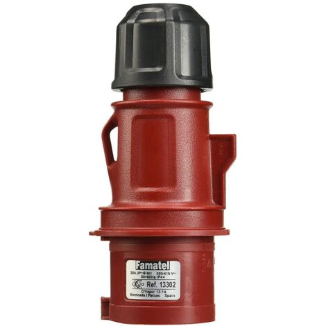 CETAC PLUG 3P-T 380 V IP44 - 32 A