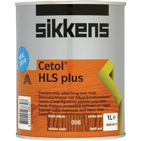 TBC Sikkens Cetol HLS Plus Woodstain Paint - 5 Litre - Light Oak (006)