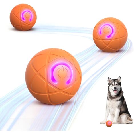 Cette balle interactive intelligente convient aux chiens de petite et moyenne taille, c'est un jouet qui aide à soulager l'anxiété et c'est un jouet pour chiot rechargeable par USB.
