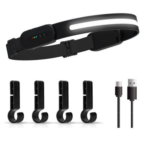 Cette lampe frontale Bluetooth rechargeable est équipée d'un détecteur de mouvement. Légère, flexible, étanche IPX4 et réglable jusqu'à 230 degrés, elle est également classée A+++ pour son efficacité 