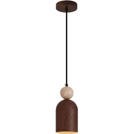 Cette suspension de style rétro possède une hauteur réglable et propose trois couleurs d'éclairage. Elle convient parfaitement aux îlots de cuisine, aux cafés et aux chambres.
