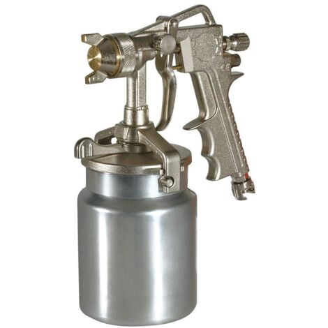 CEVIK PRO - CA-1855/3L Pistola a Spruzzo per Verniciare 1,7mm - Serbatoio 1000cc - Ventaglio Regolabile 160-225mm - Leggera e Ergonomica - Connessione Rapida