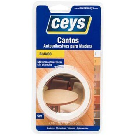 Ceys 850002  Weiße selbstklebende Randrolle 5m