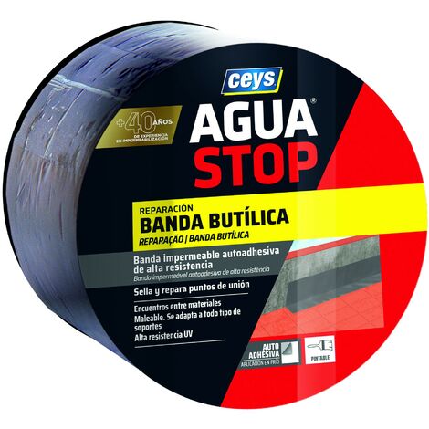 CEYS 902814 AGUASTOP BANDA IMP. BUTILO GRIS 10CMX3M