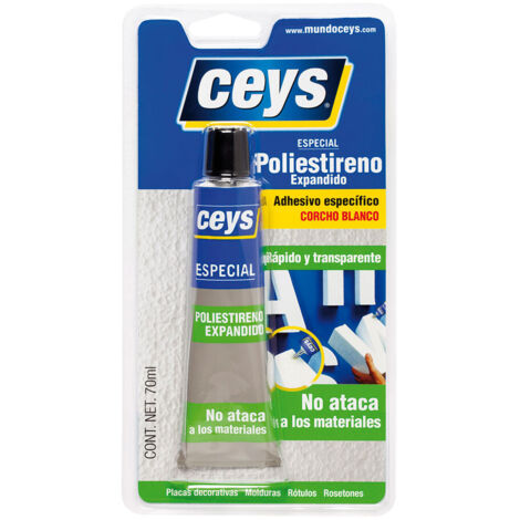 CEYS Adhésif Spécialisé pour Porexpan et Polystyrène 70ml 501030