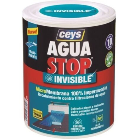 Membrana imperm. 1 lt tra int/ext aguastop invisible ceys