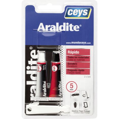 CEYS ARALDITE RAPIDO   5 + 5 ML BL.PEQUEÑO=(510202) AHORA=510206