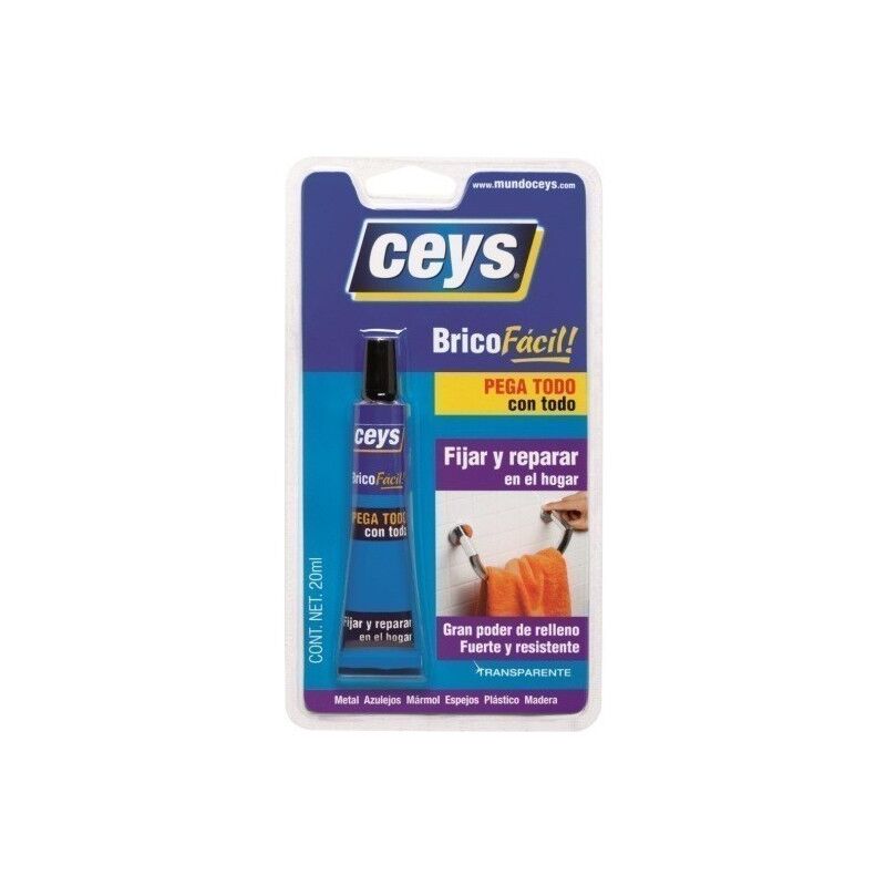 

Pegamento 20 Ml.transparente Fijaceys Pega Todo 507204