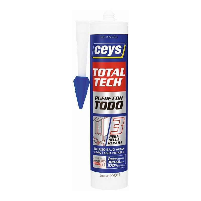 Image of Total tech white cartuccia 290ml 507216 - Ceys