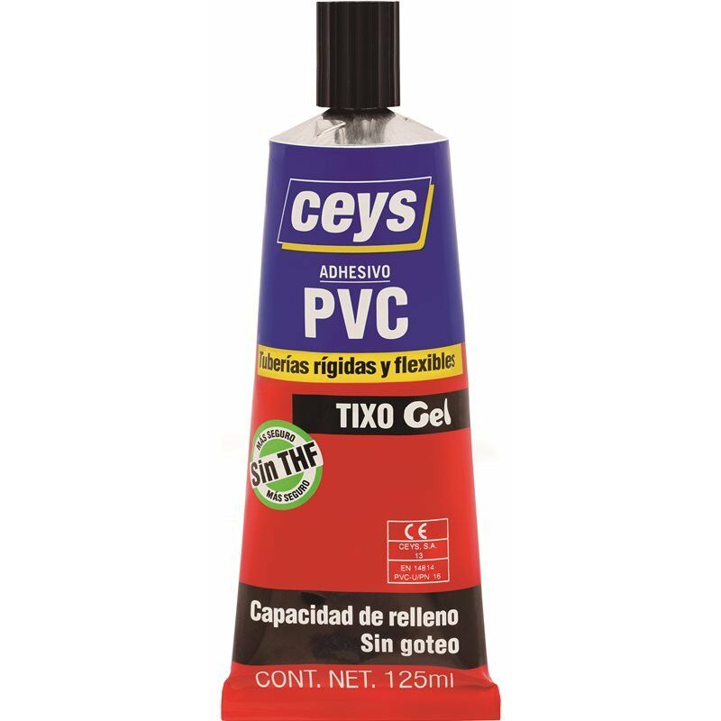 

Tubo 125 ml adhesivo PVC tixotropico - Ceys