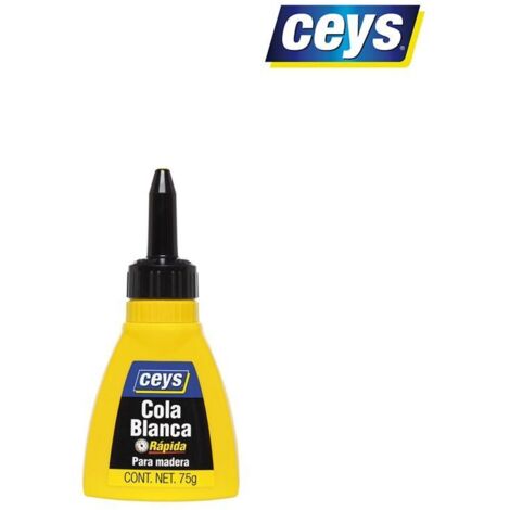 CEYS Quick Weißleim für Holz, kleine Babyflasche, 75 g, 501612
