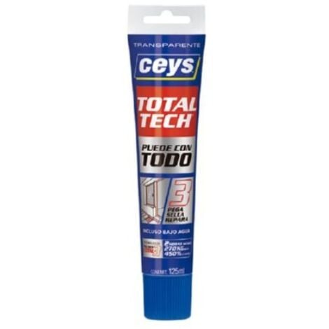 CEYS TOTALTECH TRANSPARENTE (TUBO 125 ML.