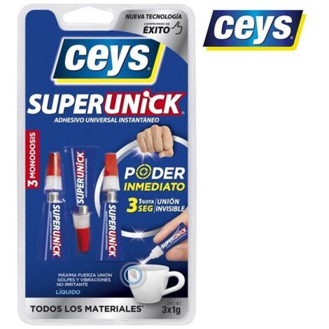 CEYS UltraUnick Sofortklebstoff – Sofort-Power-Einzeldosis 3 x 1 g 504023