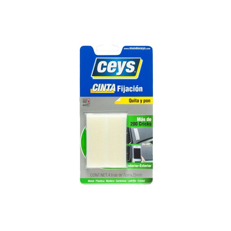 Image of Tack crik bianco quitaypon 4 strisce 7 cm x 25 mm 5300507625 - Ceys