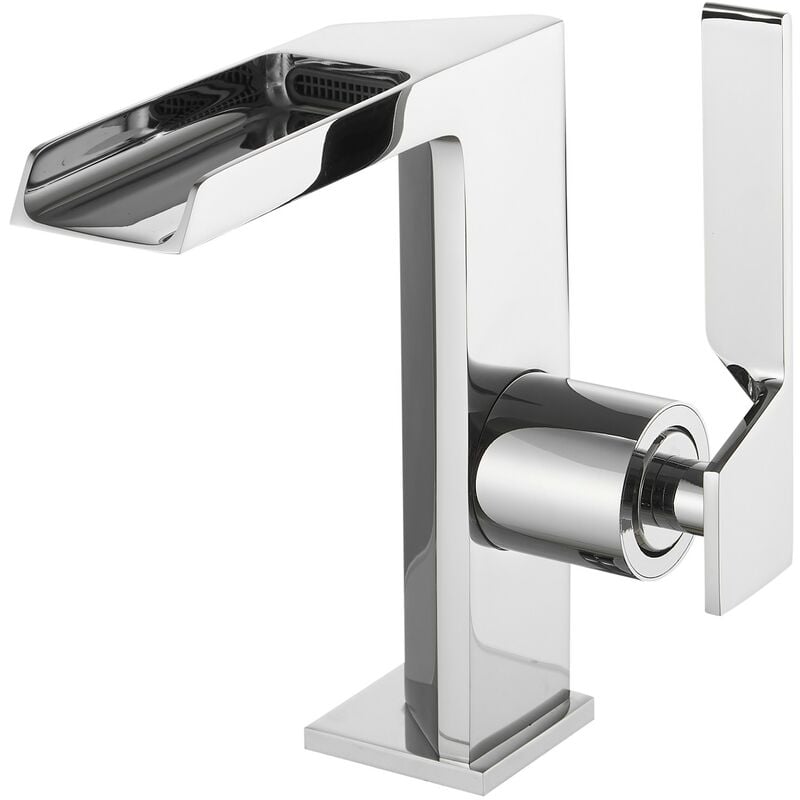 Saniverre - cezio Robinet mitigeur bec cascade ouvert chrome brillant