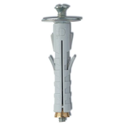 cf 100 fiches A lA matiques en nylon ENP / V 9 mm avec vis pour fixations lA gA res