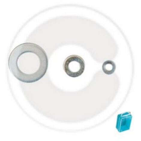 cf 100 pcs de rondelles rondelles plates en acier galvanisA 5x10 mm UNI6592