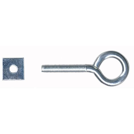 cf 2 A"illets A  vis en acier galvanisA  avec A crou carrA  mA le M5x30 mm
