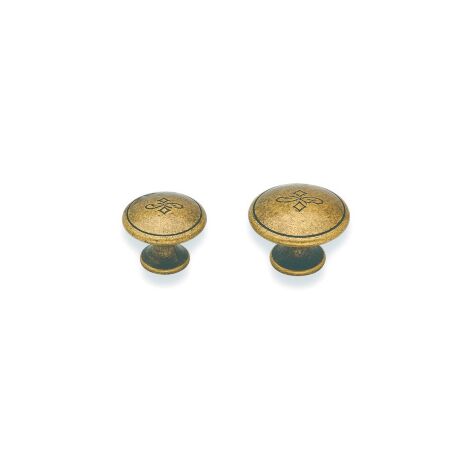 cf 2 pcs de boutons de meubles anciens finition florence bouton de 30 mm