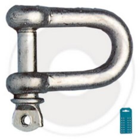 cf 2 pcs manille droite U acier galvanisA fermeture A pression pince A cA ble 10 mm