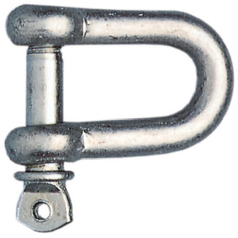 cf 2 pz grillo dritto U acciaio zincato chiusura a scatto morsetto funi 10 mm