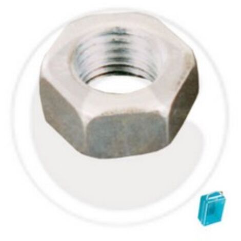 cf 30 pcs Ecrous hexagonaux en acier galvanisA  A  grand pas Raccord filetA  8 mm