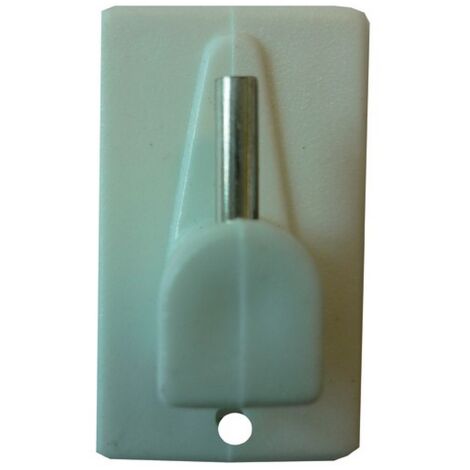 cf 4 pcs de supports adhA sifs pour rideau de support de rideau blanc bris-bris