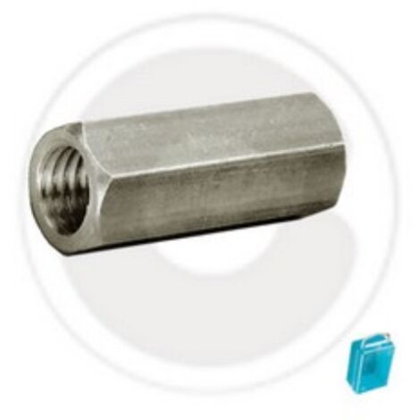 cf 4 pcs manchon accouplement hexagonal en acier galvanisA M6x30 mm joint bar