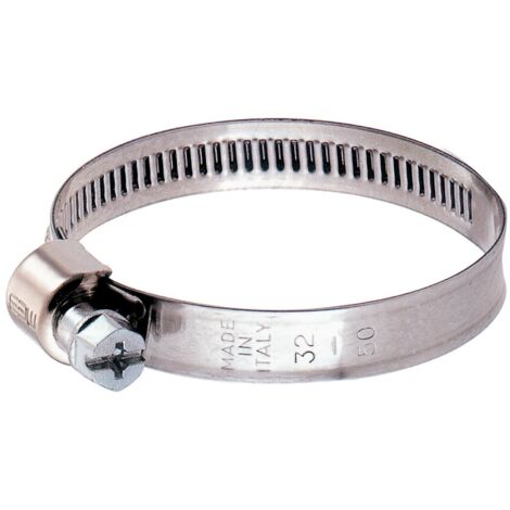 cf 4 pz di fascette stringitubo nastro 9 mm apertura da 10/17 mm pompa giardino