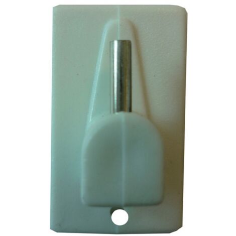 cf 4 pz di supporti adesivi per bris-bris bianco supporto per tende tendaggio