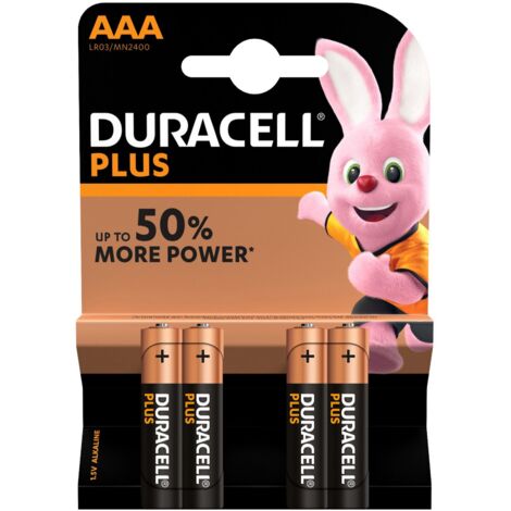 cf 4 pz Duracell Plus batterie pila pile alcalina ministilo stilo MN2400 1,5W