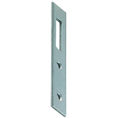 cf 4 pz lastrine diritte per pensili mm 19x80 acciaio zincato lastrina piastrina