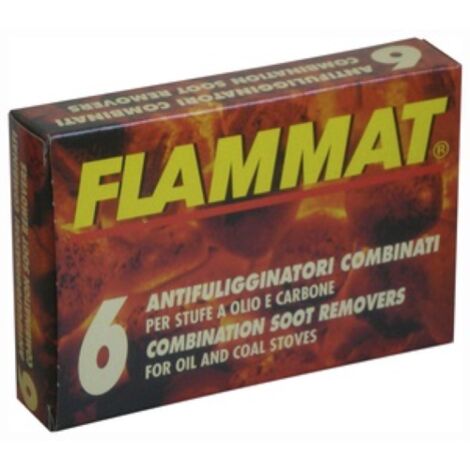 cf 5 bustine Flammat spazzacamino antifuliggine rimuovi fuliggine camino