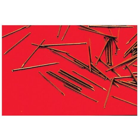 cf 80 gr di chiodi gruppini in acciaio ottonato mm 1,5x25 chiodo a gruppino